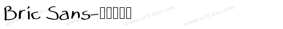 Bric Sans字体转换